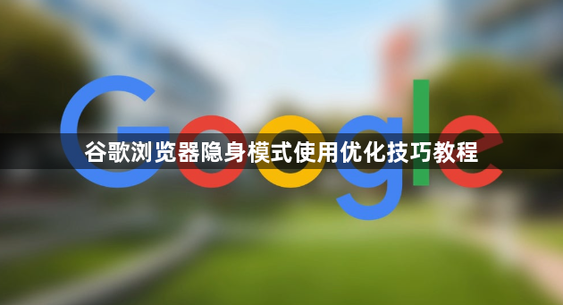 谷歌浏览器隐身模式使用优化技巧教程1