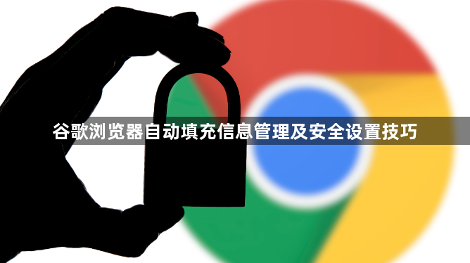 谷歌浏览器自动填充信息管理及安全设置技巧1