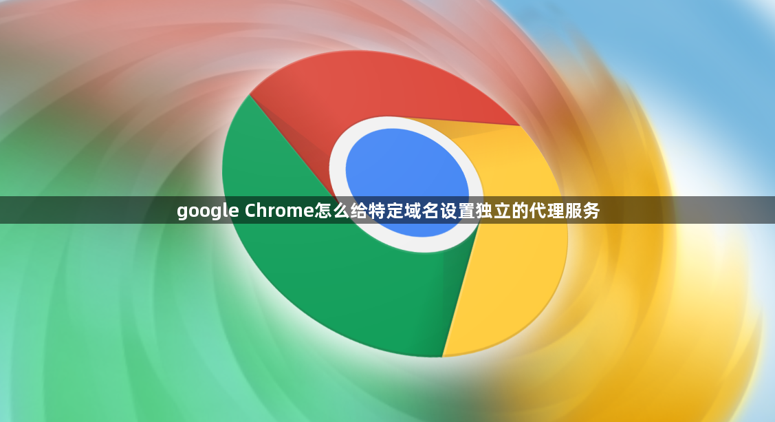 google Chrome怎么给特定域名设置独立的代理服务1