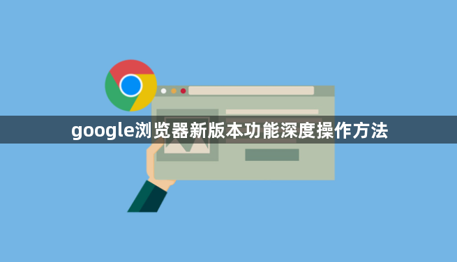 google浏览器新版本功能深度操作方法1