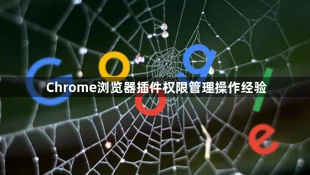 Chrome浏览器插件权限管理操作经验1