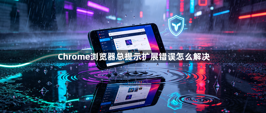 Chrome浏览器总提示扩展错误怎么解决1