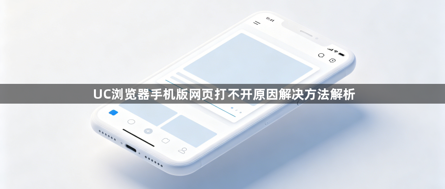 UC浏览器手机版网页打不开原因解决方法解析1