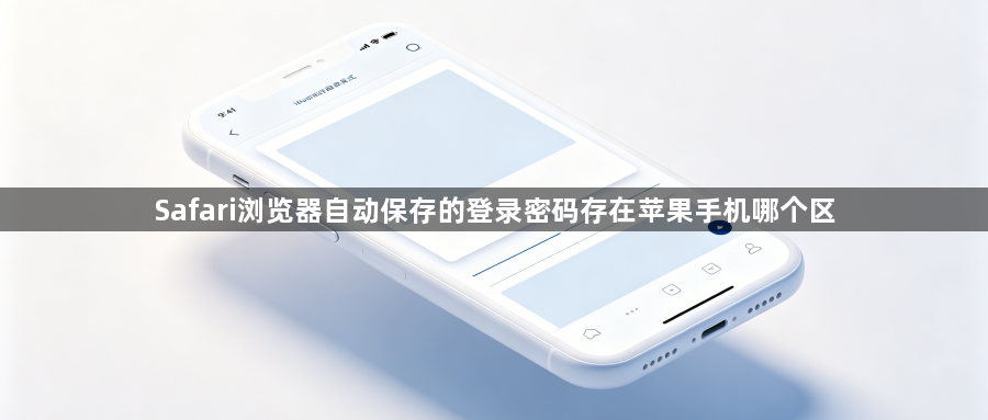 Safari浏览器自动保存的登录密码存在苹果手机哪个区1