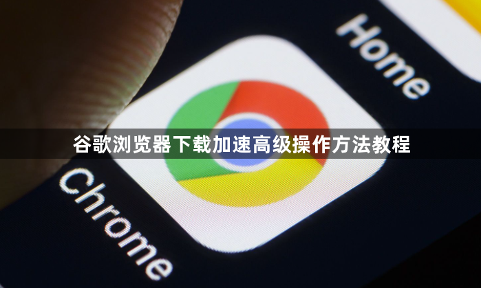 谷歌浏览器下载加速高级操作方法教程1