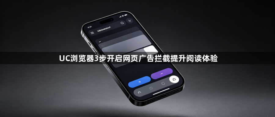 UC浏览器3步开启网页广告拦截提升阅读体验1