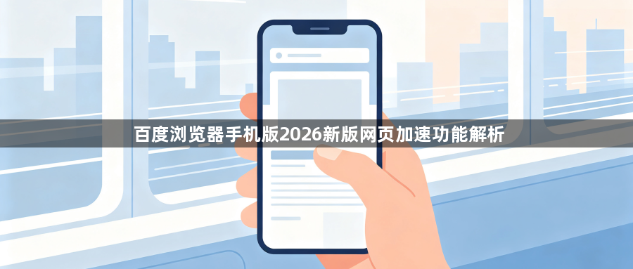 百度浏览器手机版2026新版网页加速功能解析1