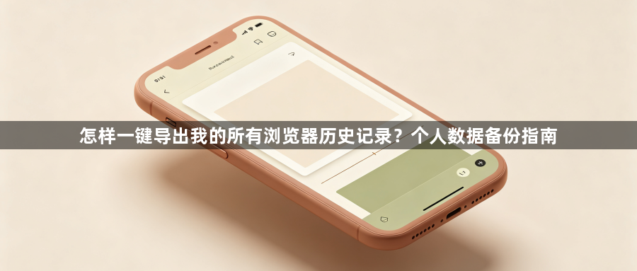 怎样一键导出我的所有浏览器历史记录？个人数据备份指南1