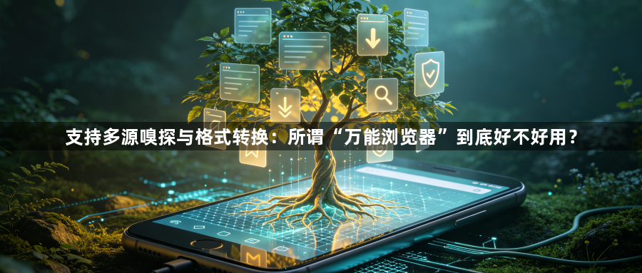 支持多源嗅探与格式转换：所谓“万能浏览器”到底好不好用？1