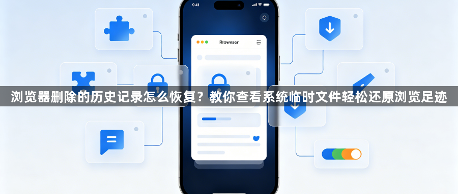 浏览器删除的历史记录怎么恢复？教你查看系统临时文件轻松还原浏览足迹1