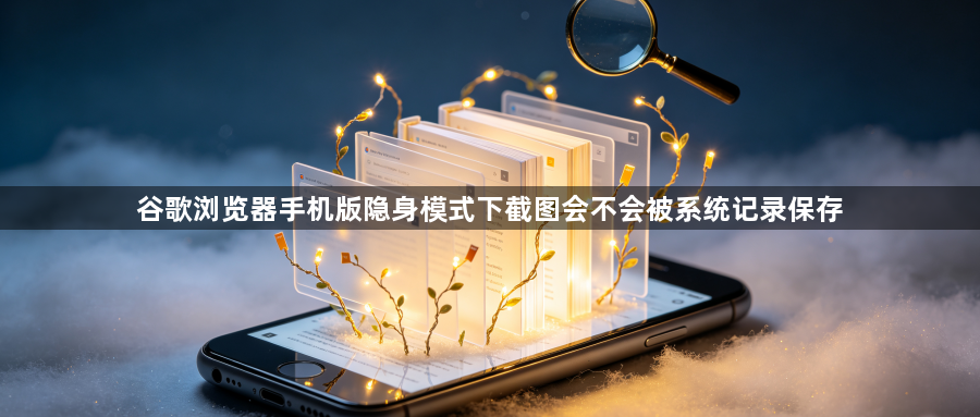 谷歌浏览器手机版隐身模式下截图会不会被系统记录保存1
