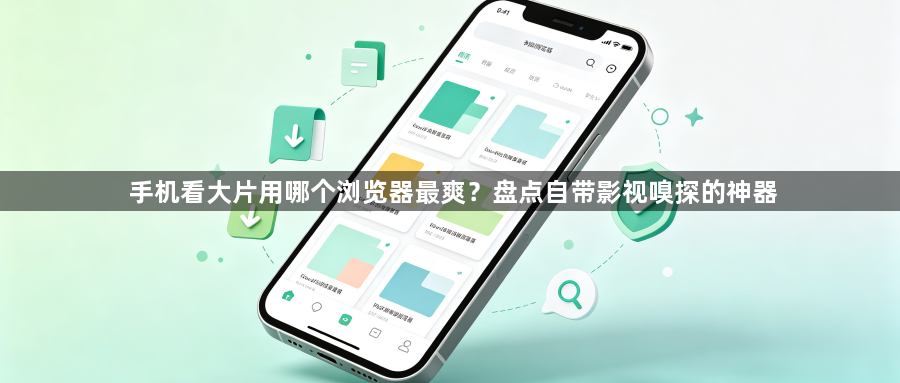 手机看大片用哪个浏览器最爽？盘点自带影视嗅探的神器1