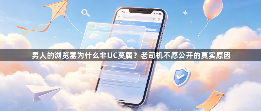 男人的浏览器为什么非UC莫属？老司机不愿公开的真实原因1