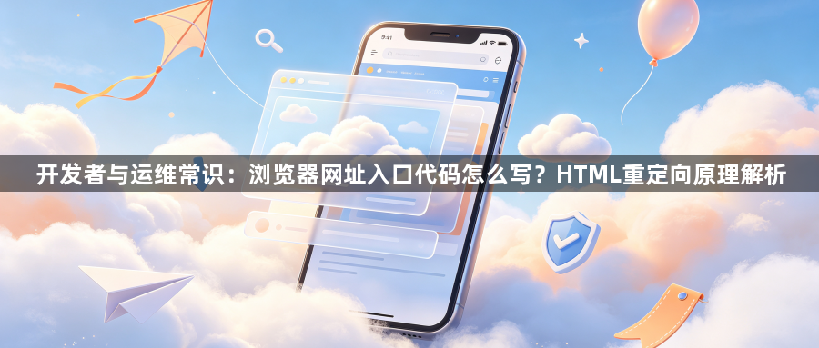 开发者与运维常识：浏览器网址入口代码怎么写？HTML重定向原理解析1