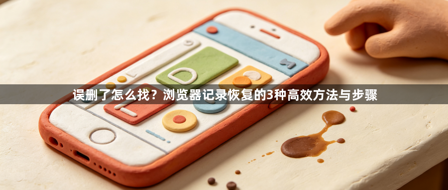 误删了怎么找？浏览器记录恢复的3种高效方法与步骤1